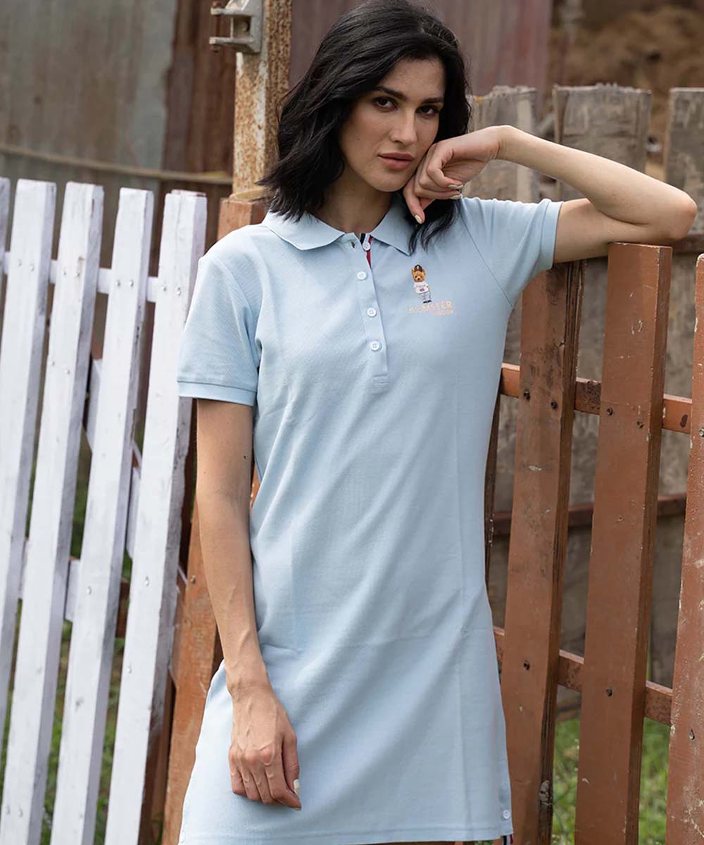 Hamster London Ted H Claira Shirt Dress Blue