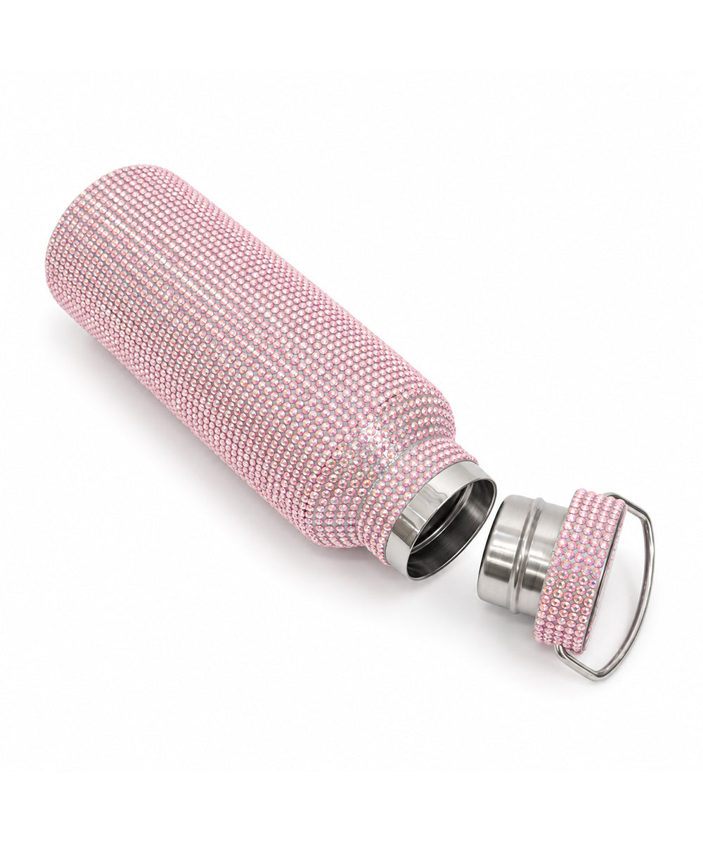 Hamster London Crystal Gem Bottle Pink