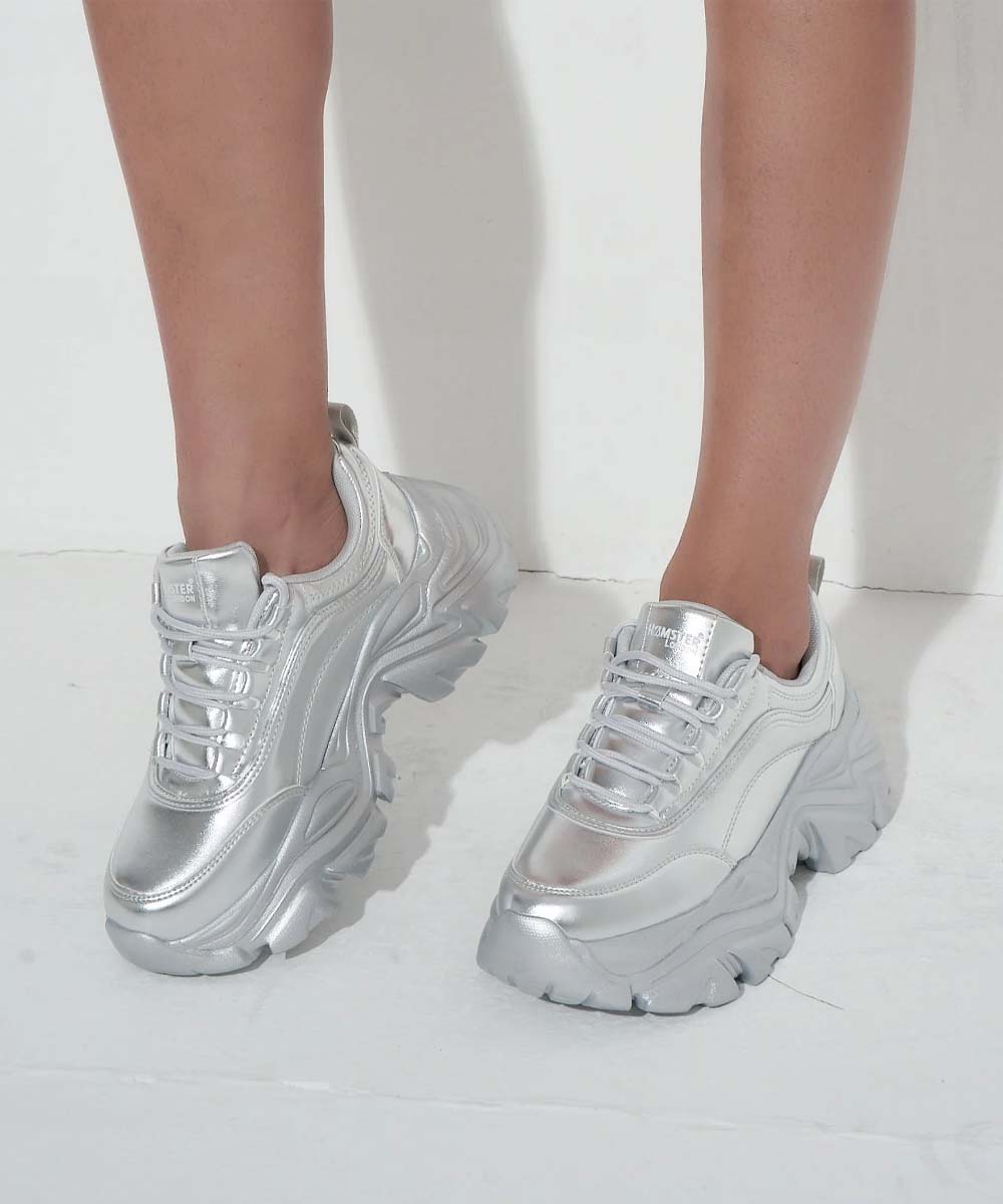 Hamster London Ultimate Silver Sneakers