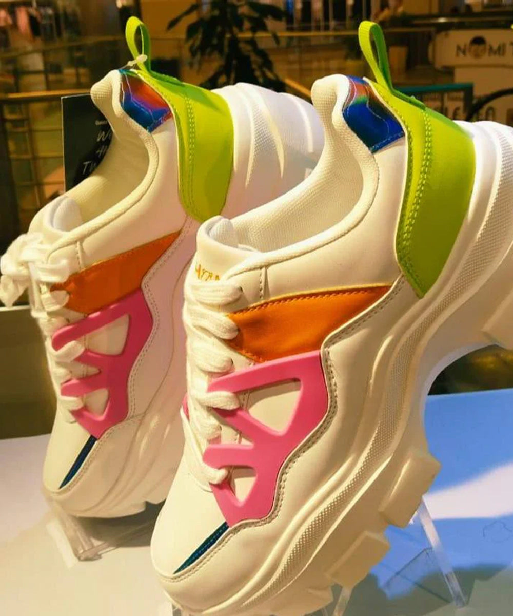 Hamster London Marcella Retro White Party Sneakers