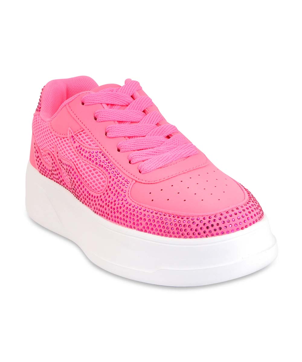 Hamster London Marcella Fire Hot Pink Party Sneakers