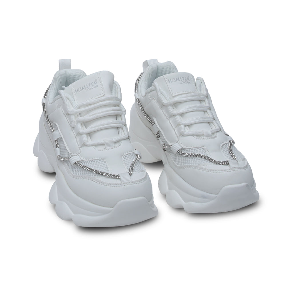 Hamster London Performer White Sneakers