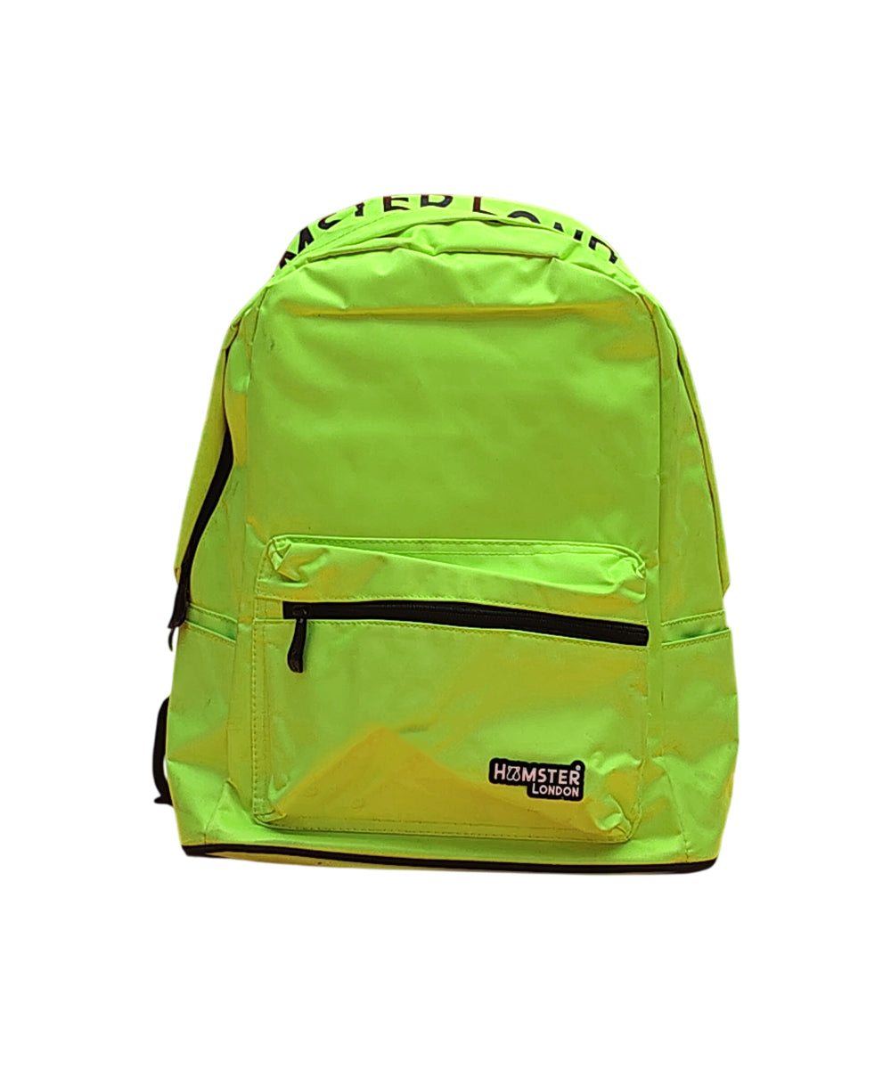 Hamster London Neon Backpack Gift Set with Waist Bag, Stainless Steel Bottle & Slap Watch