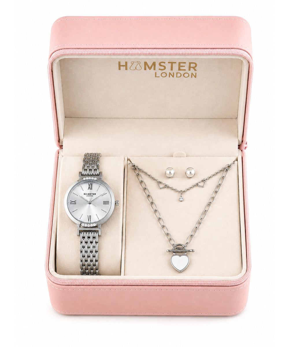 Hamster London Venus Women Silver Watch