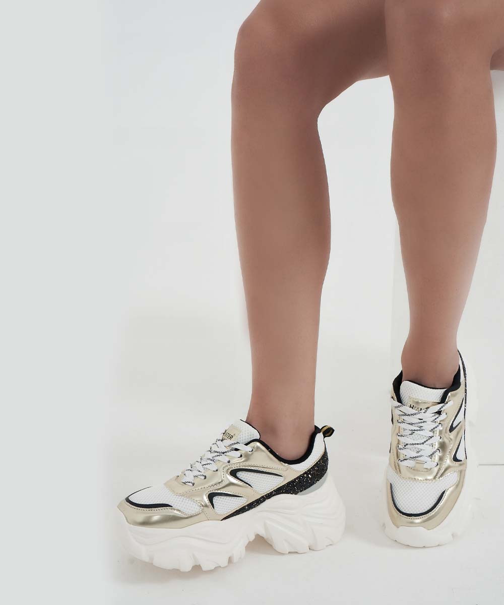 Hamster London Performer Gold Sneakers