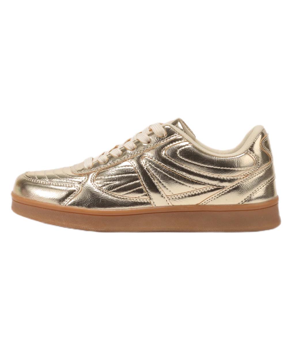 Hamster London Haven Kicker Party Gold Sneakers