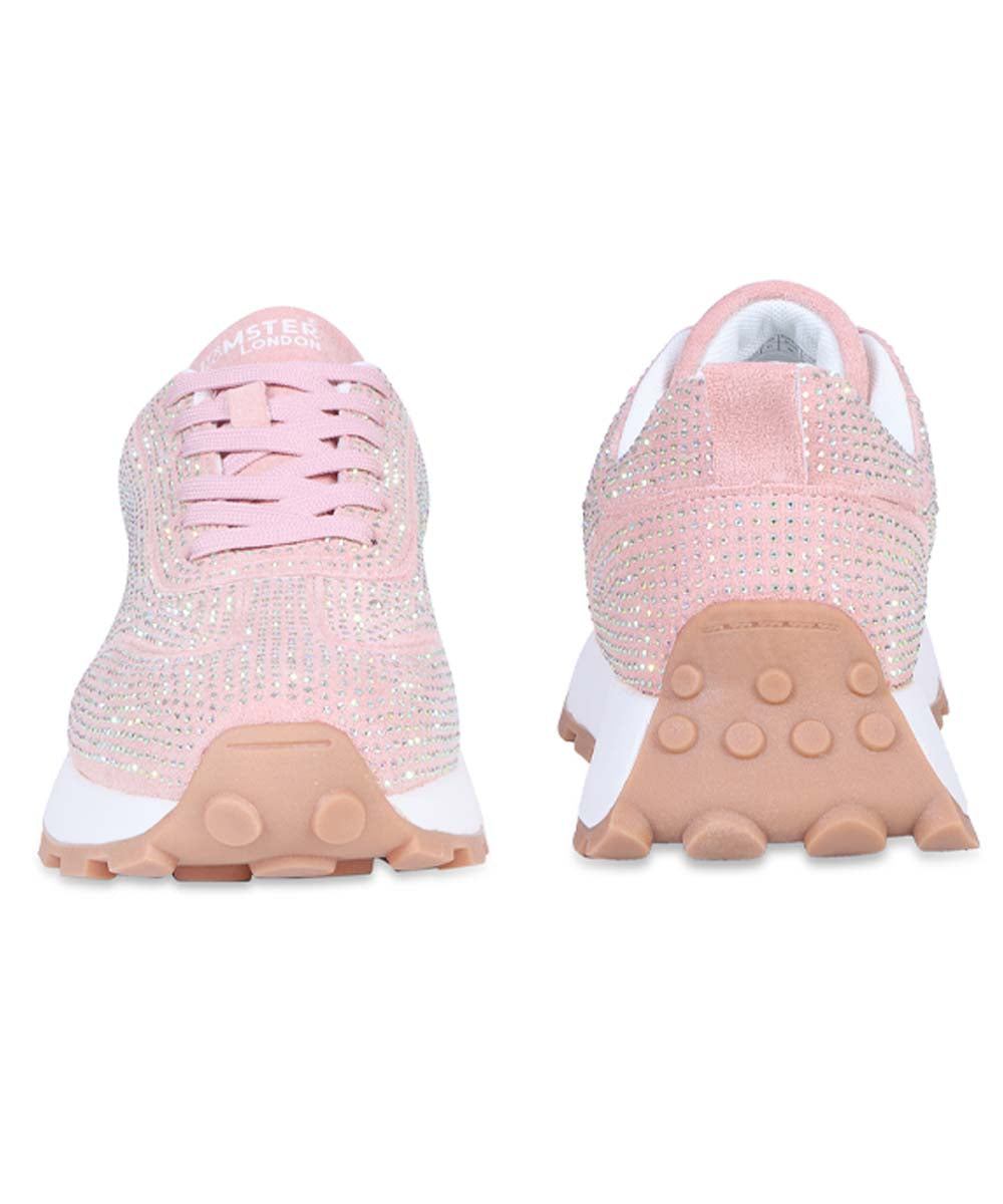 Hamster London Love Stone Pink Sneakers