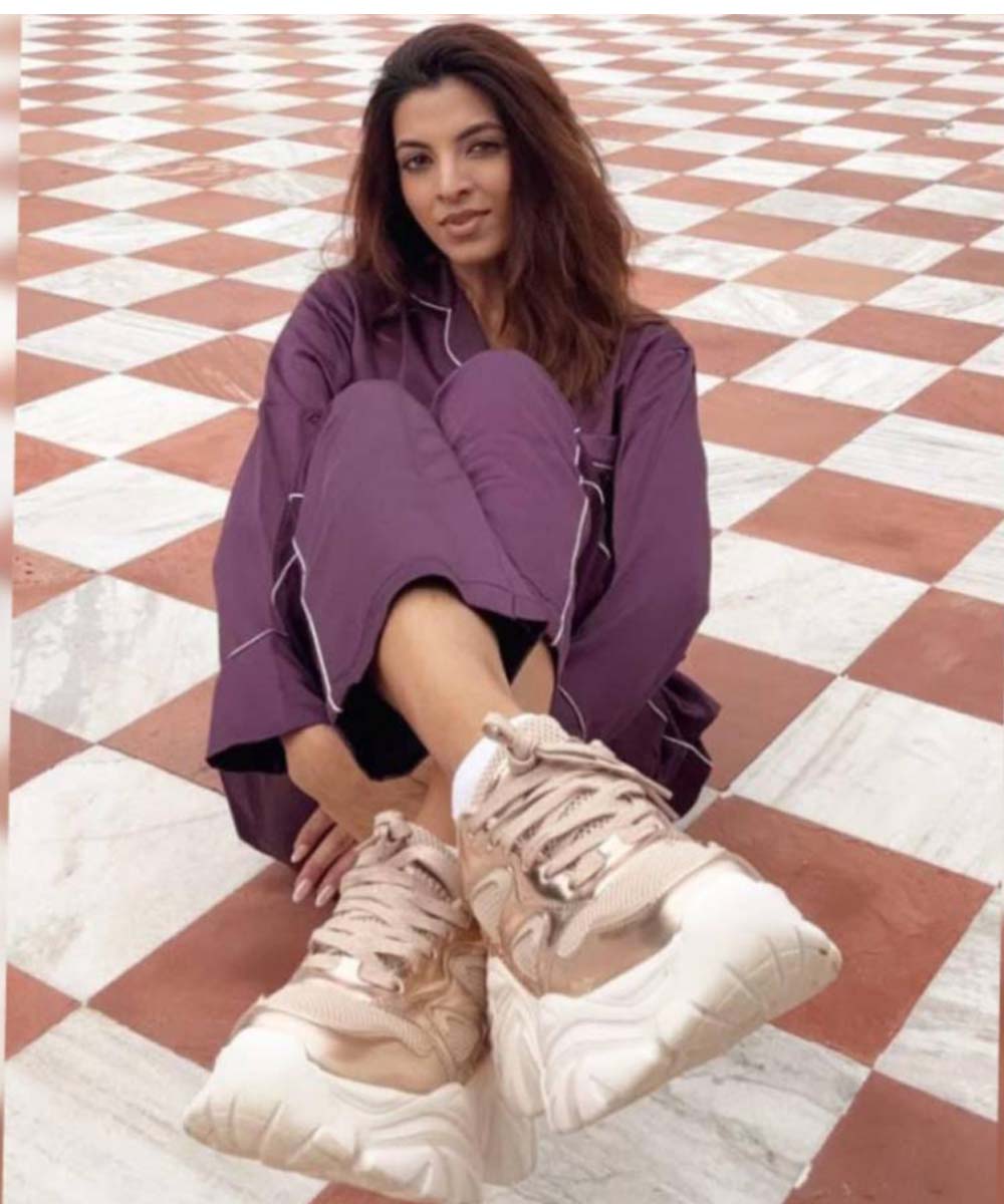 Hamster London Performer Rose Gold Sneakers