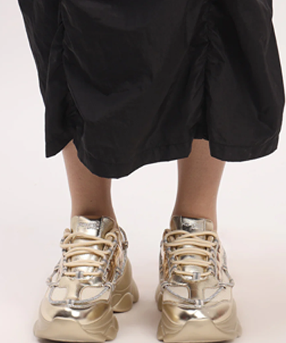 Hamster London Mousehole Gold Party Sneakers