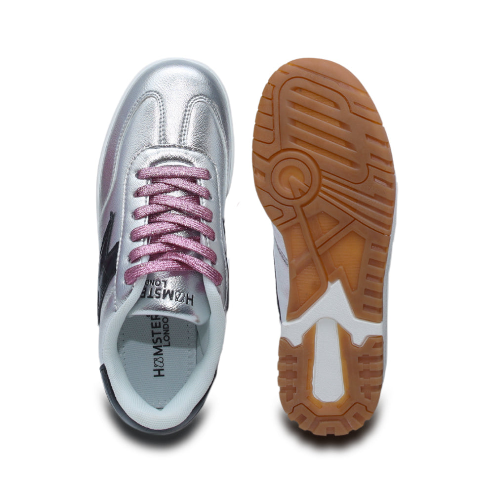 Hamster London Lighting Silver Sneakers