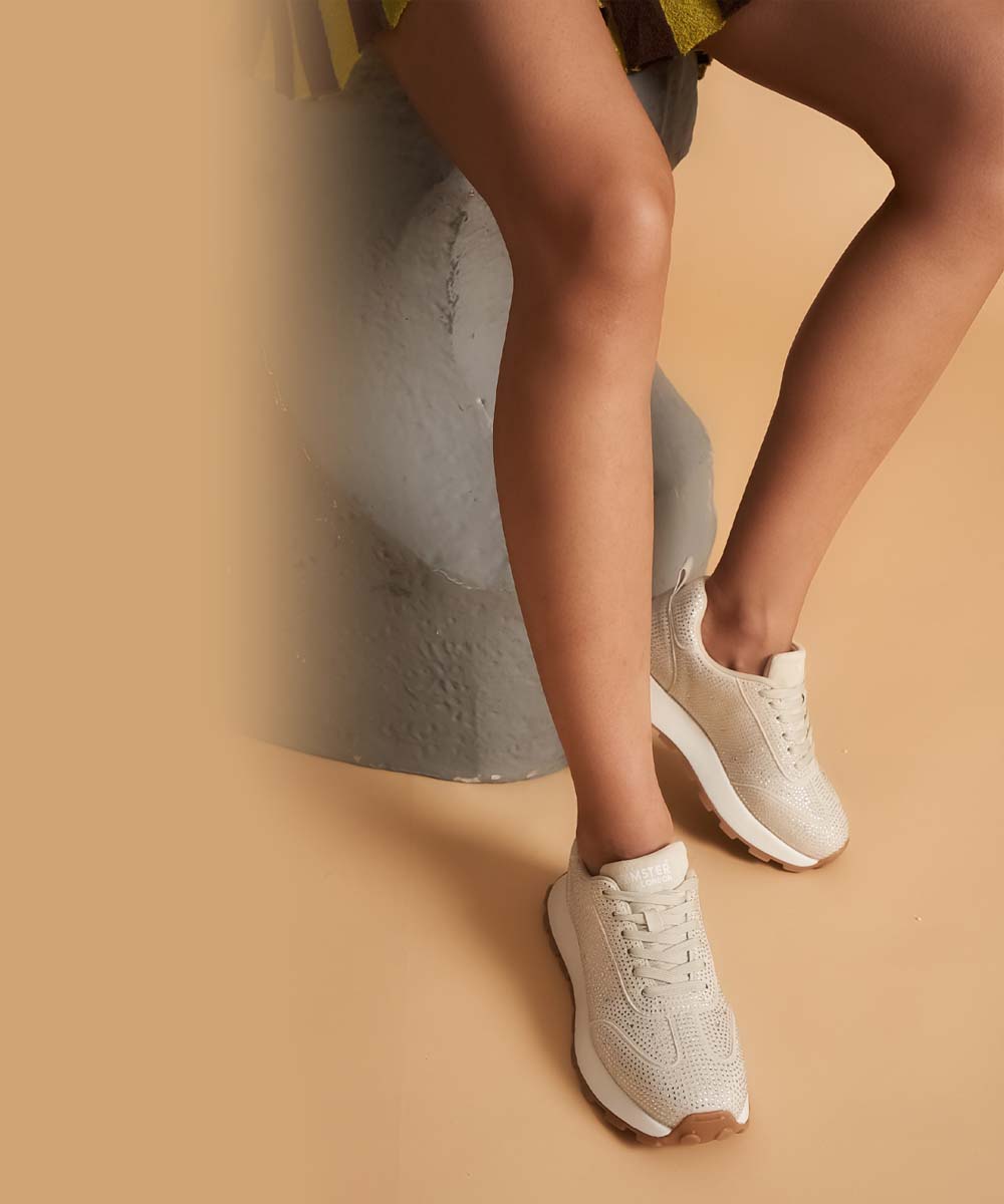 Hamster London Love Stone Off White Sneakers
