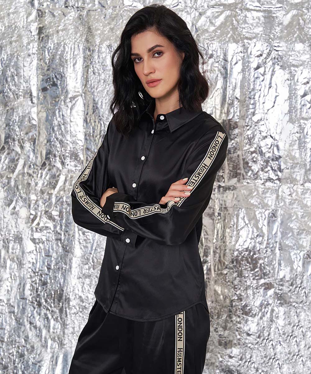 Hamster London Satin Love Co-ord Set
