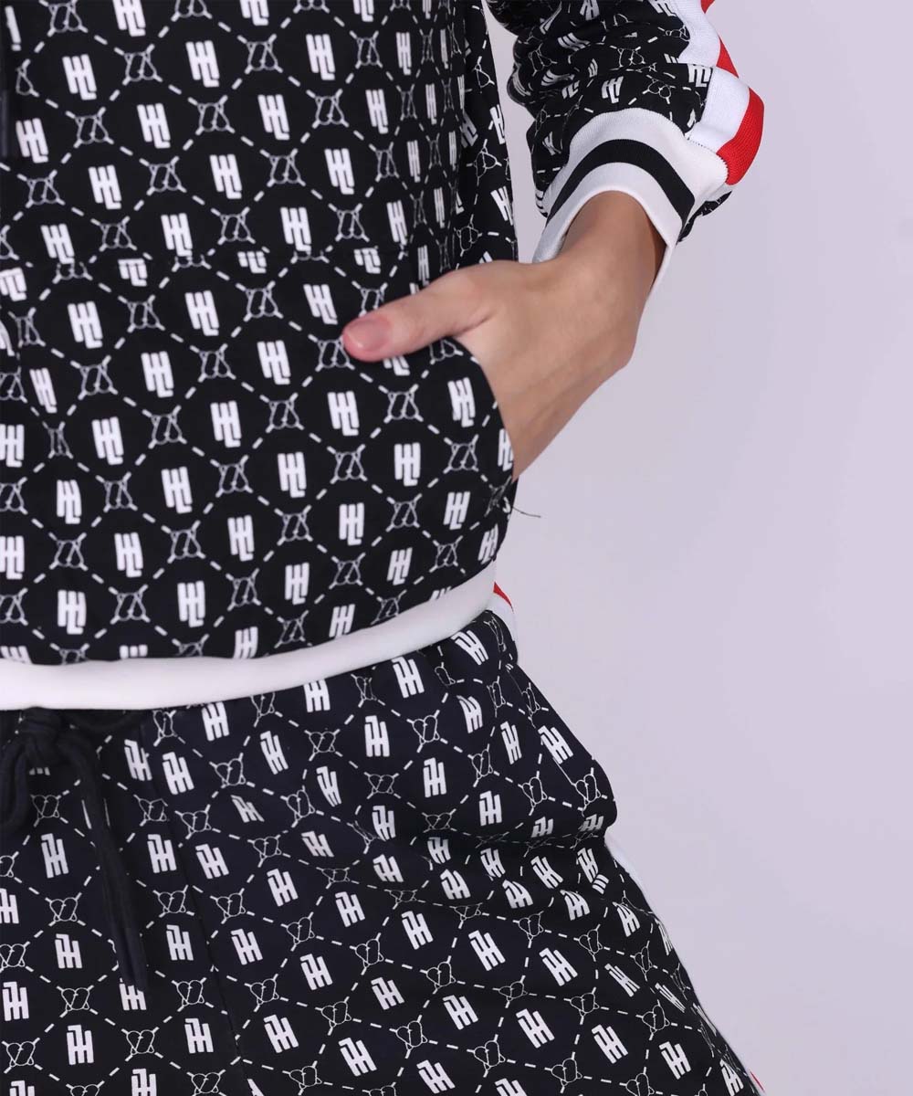 Hamster London Classic Raver Printed Hoodie