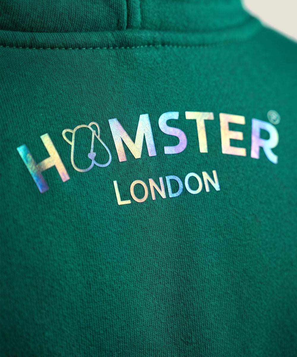 Hamster London Ted H Holiday Green Hoodie & Lower Cord Set