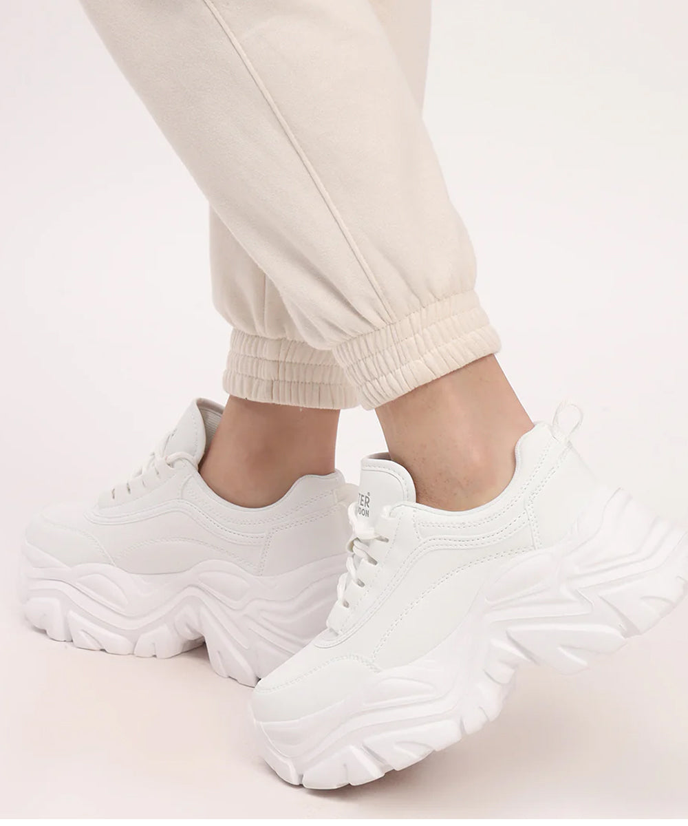 Hamster London Mousehole All White Party Sneakers
