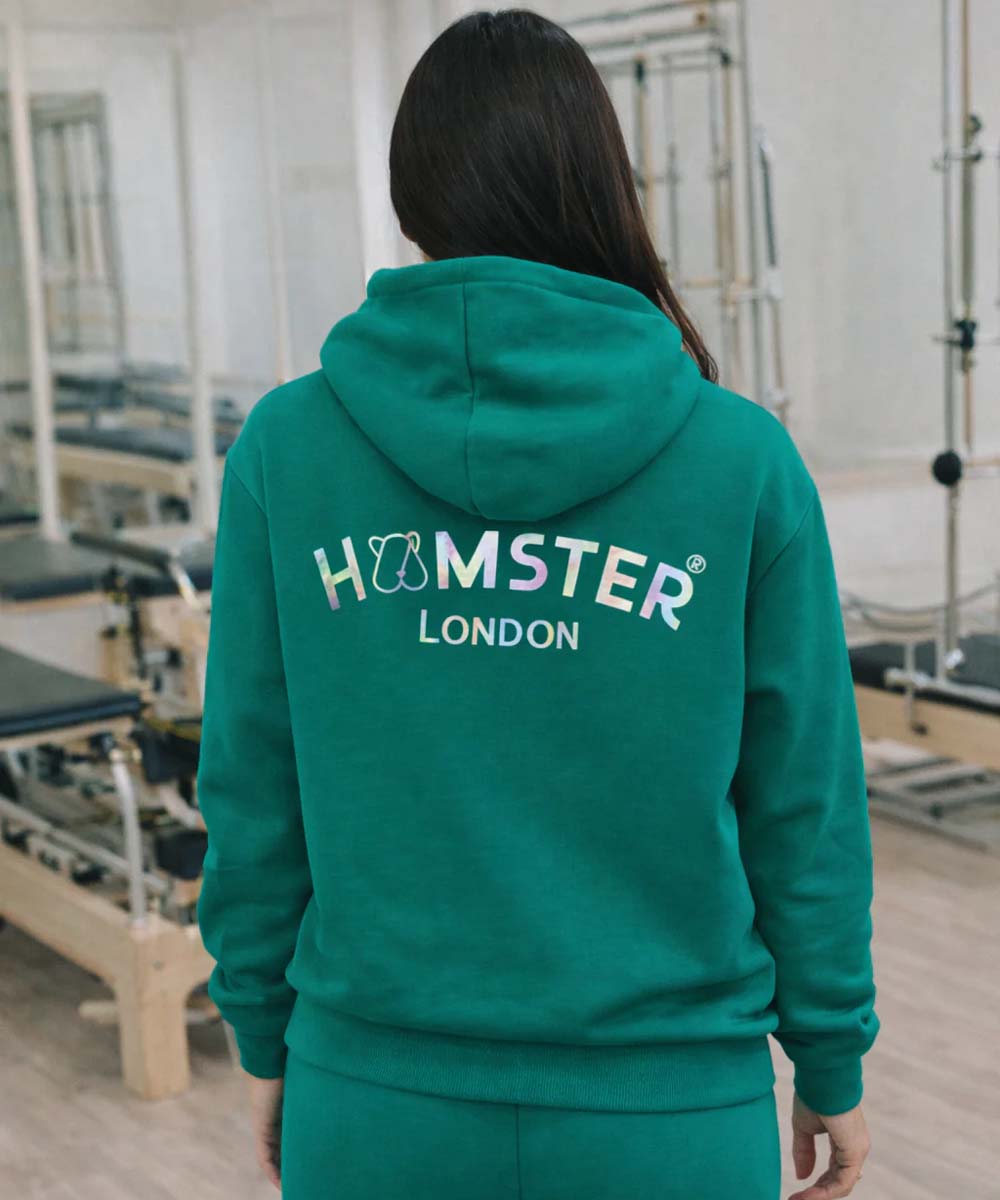 Hamster London Ted H Holiday Green Hoodie & Lower Cord Set