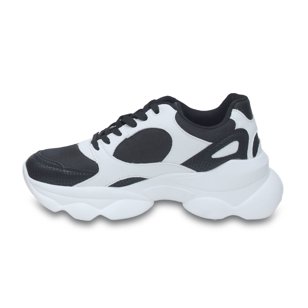 Hamster London Bubble White Black Sneakers