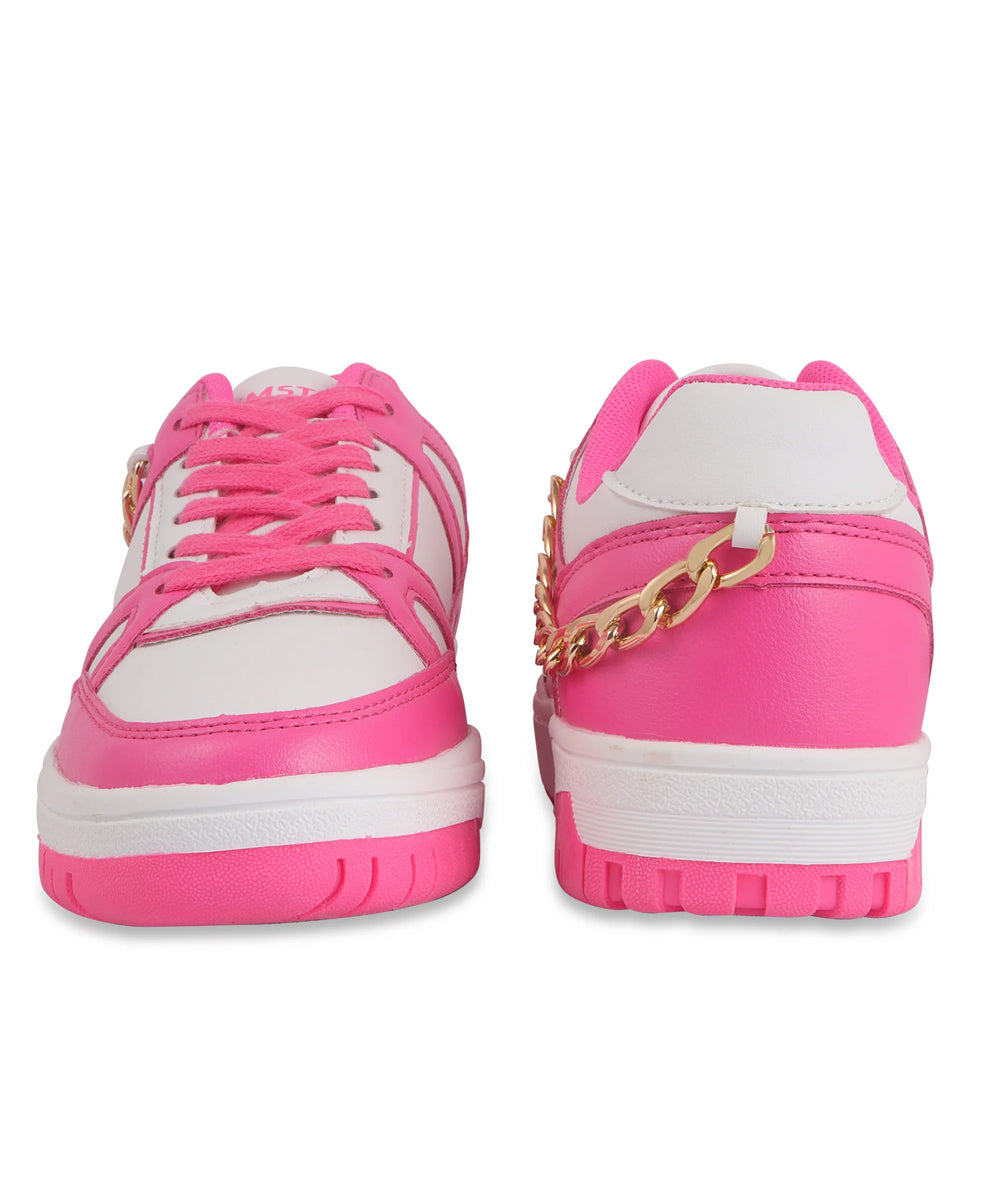 Hamster London Haven Pink Party Sneakers