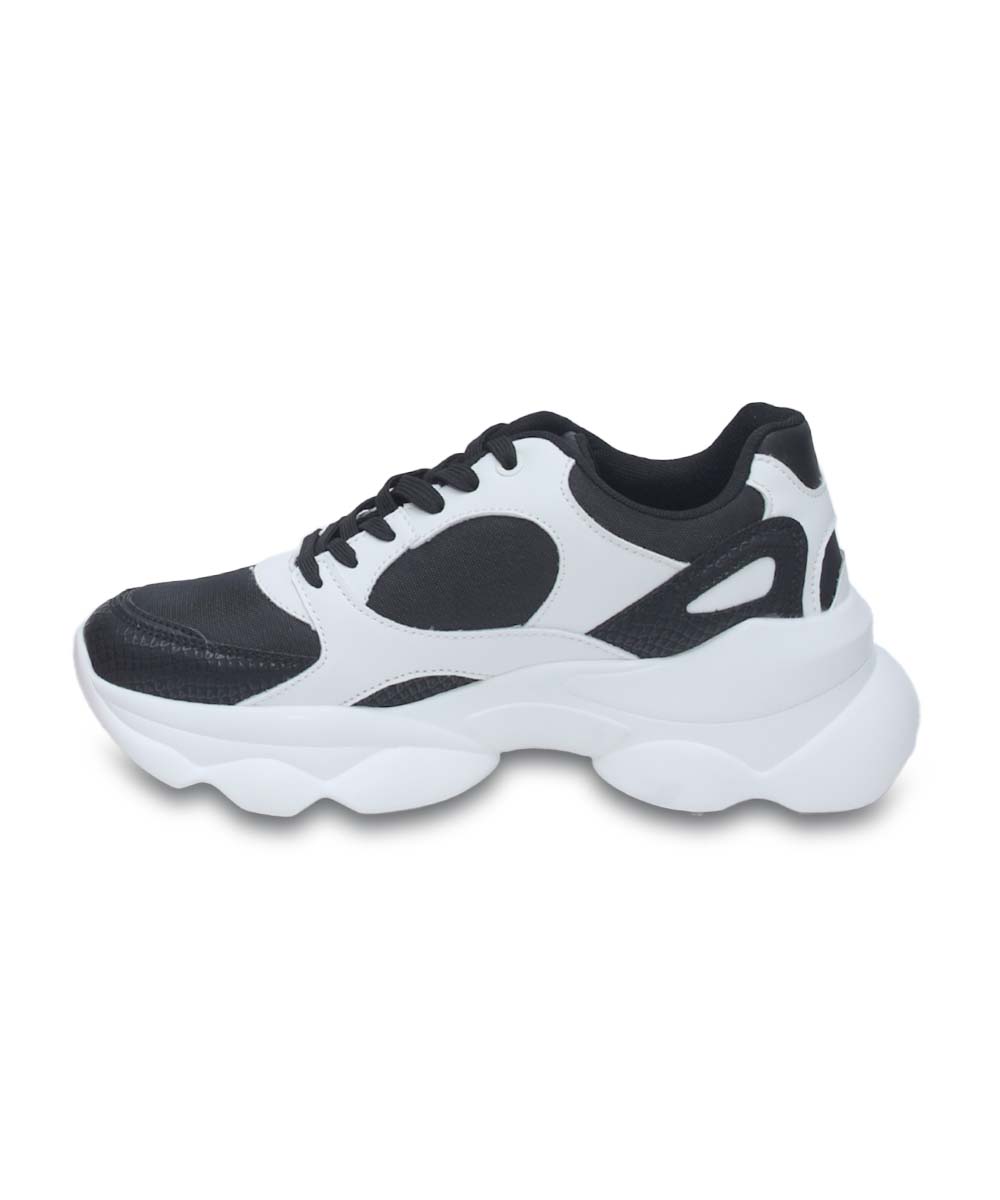 Hamster London Bubble White Black Sneakers