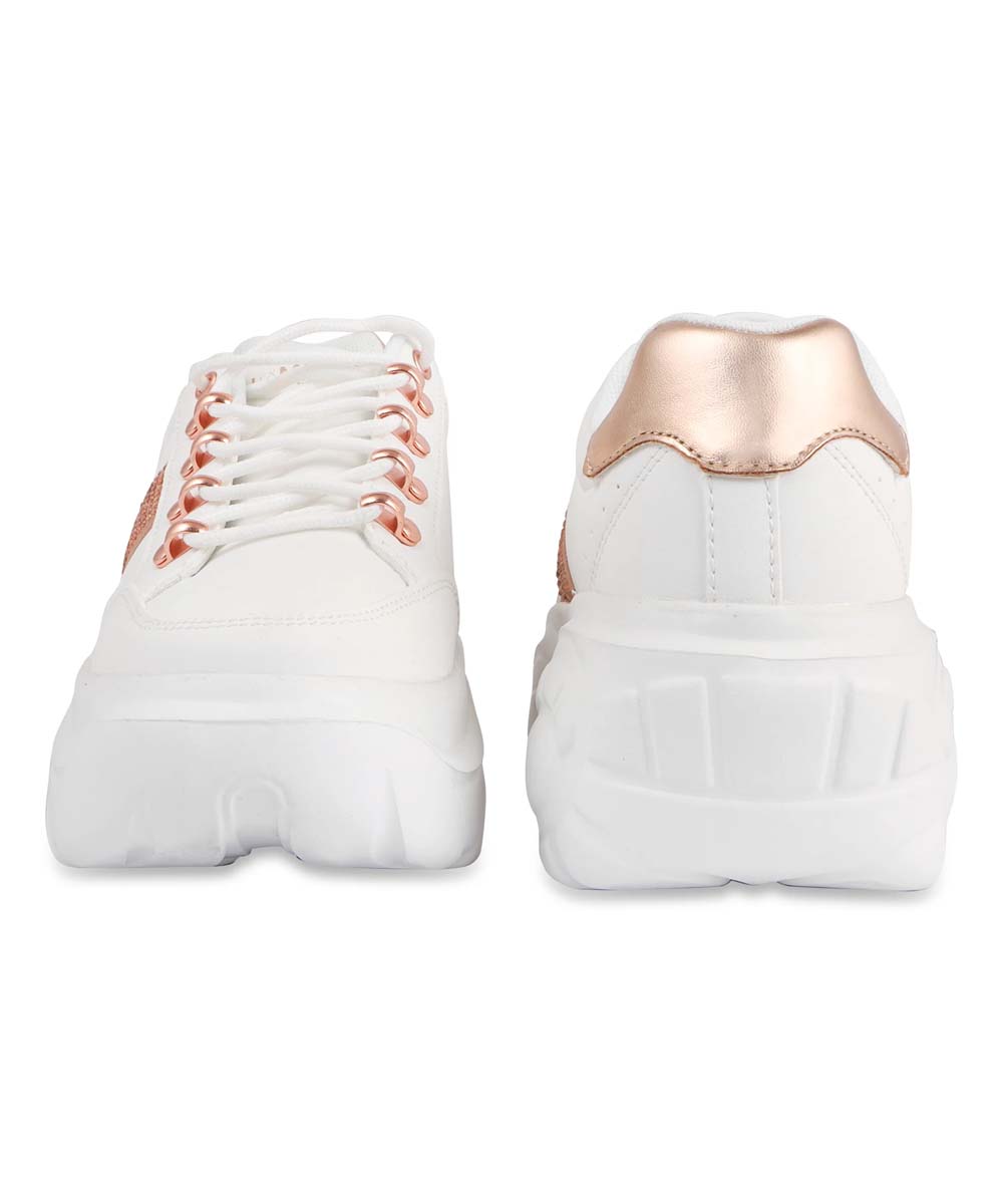 Hamster London Heli Gold Stripe Party Sneakers
