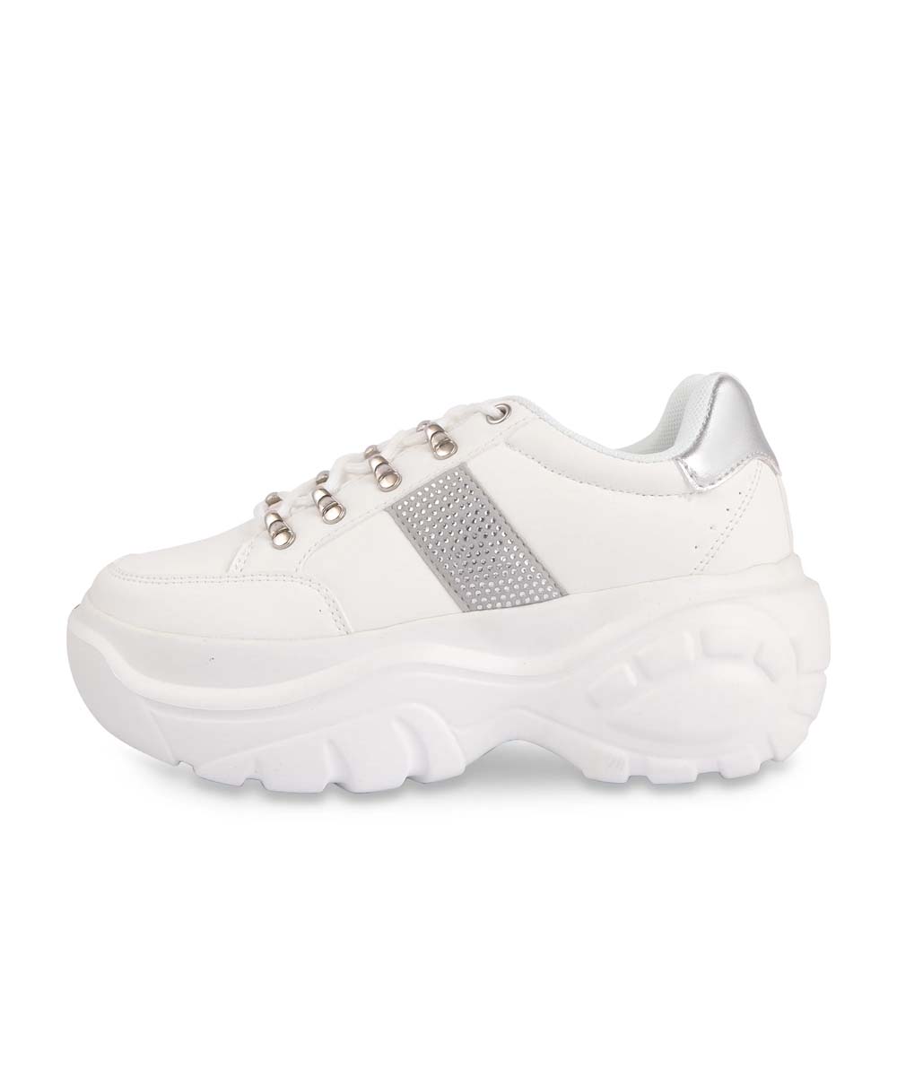 Hamster London Heli Silver Stripe Party Sneakers