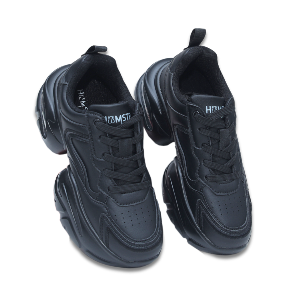 Hamster London Matte Black Party Sneakers