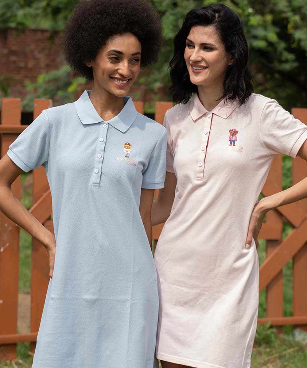 Hamster London Ted H Claira Shirt Dress Pink