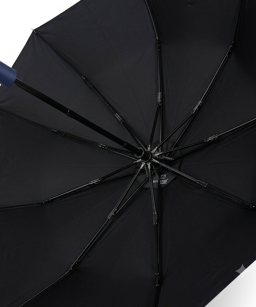 Hamster London Colored Handle Auto Umbrella Blue