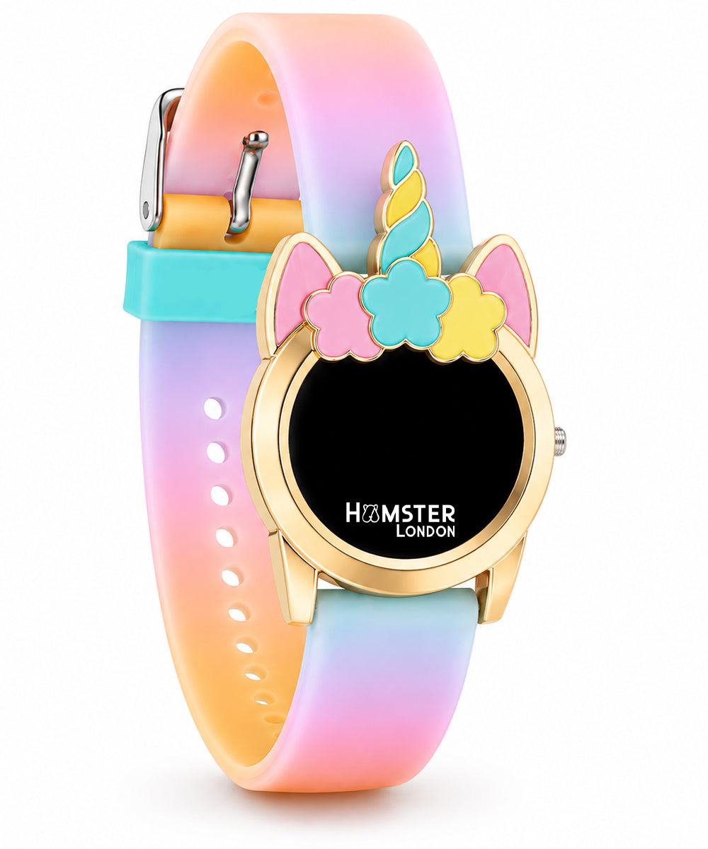 Hamster London Unicorn Princess Metal Flurry Purple Watch