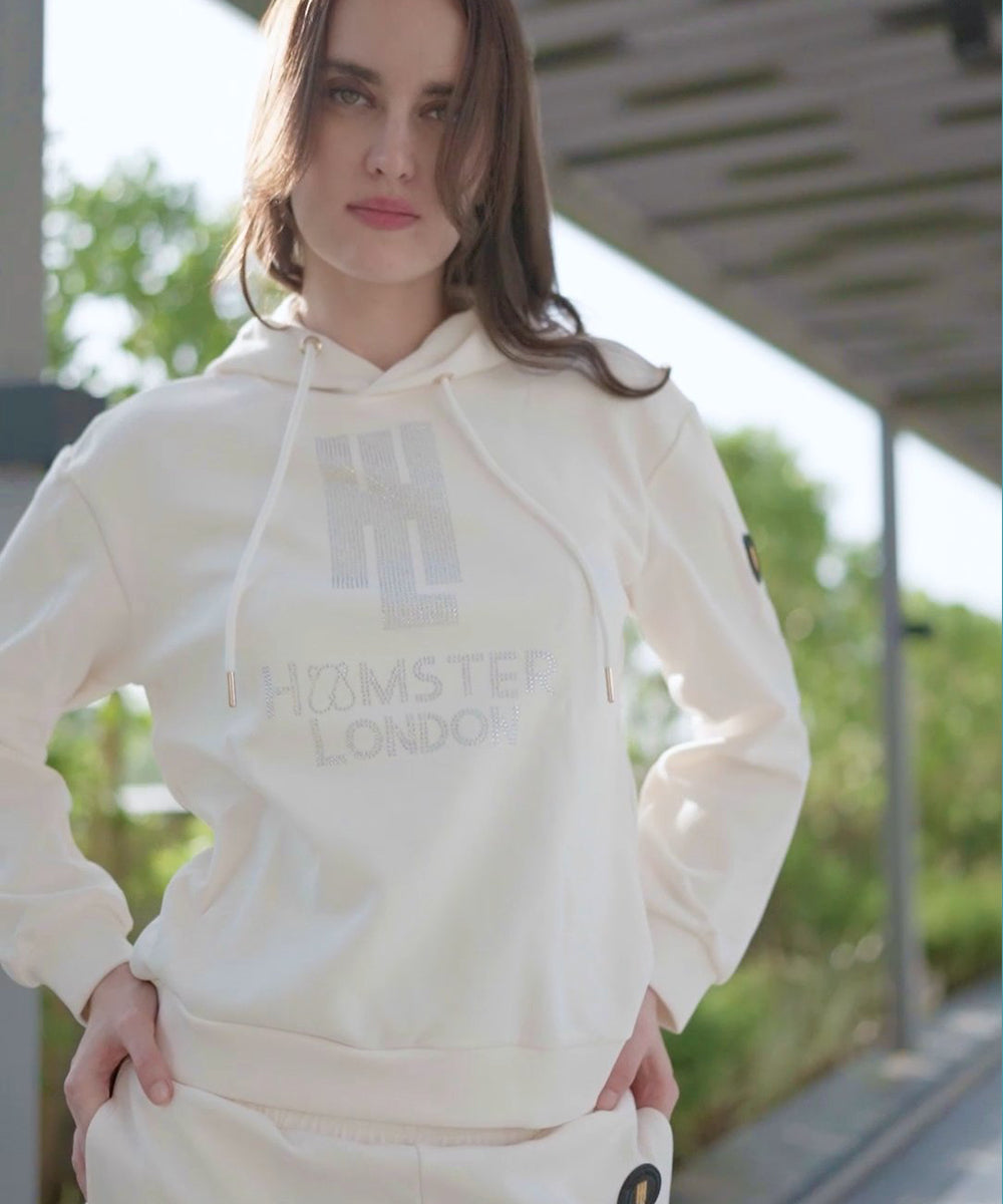 Hamster London Kolo Hoodie & Lower Co-ord Set – White