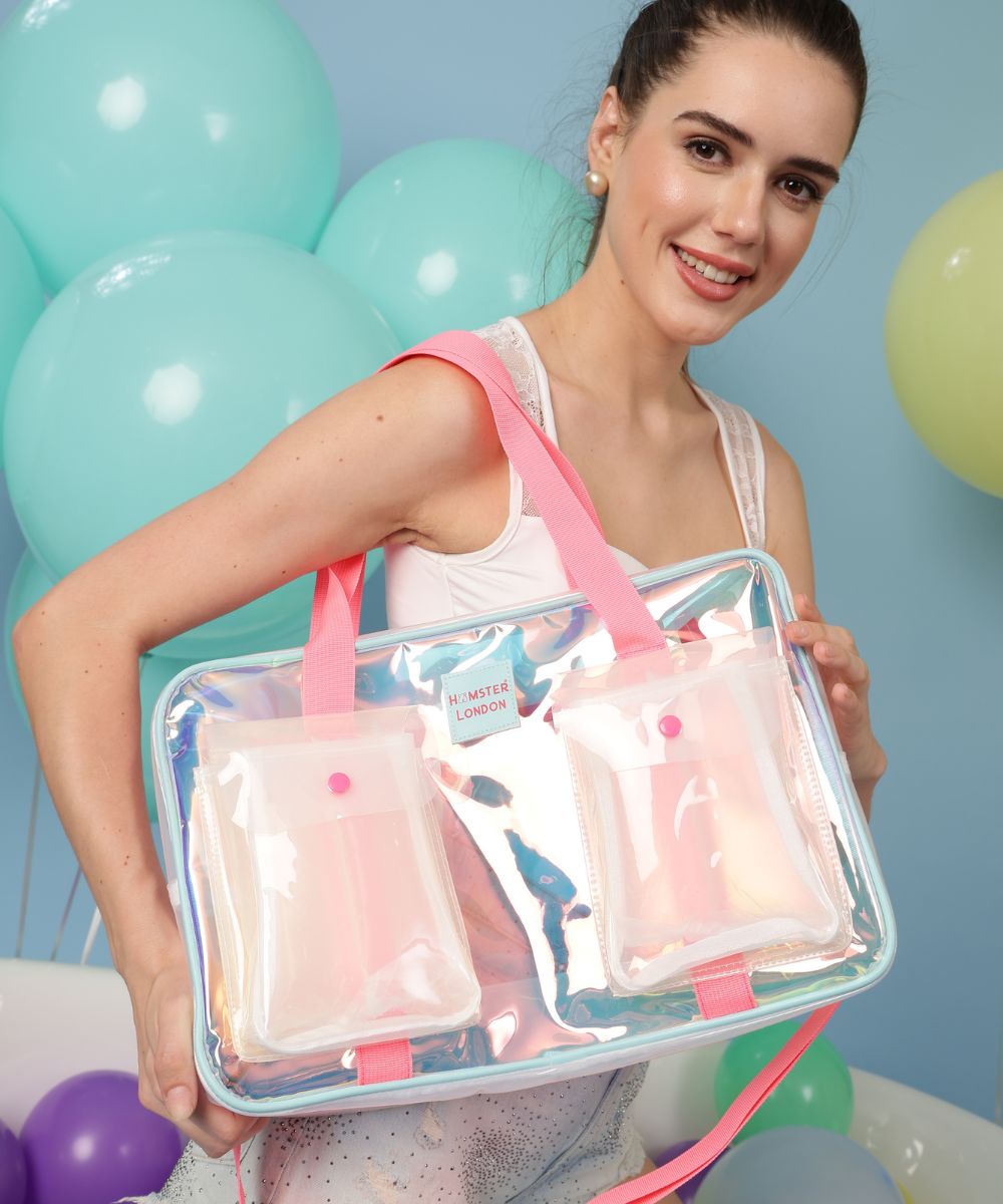 Hamster London Jelly Duffle White
