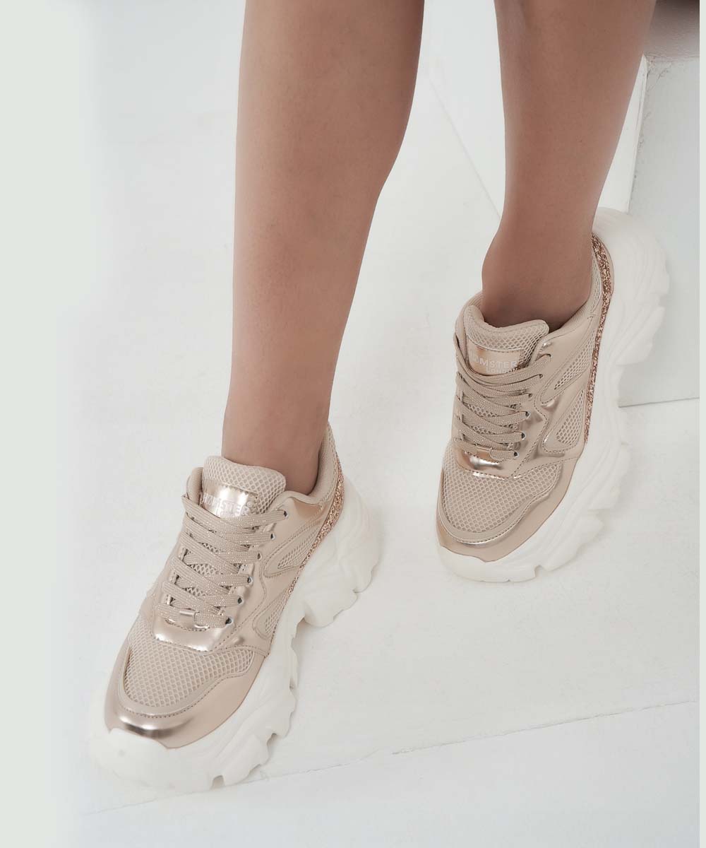 Hamster London Performer Rose Gold Sneakers