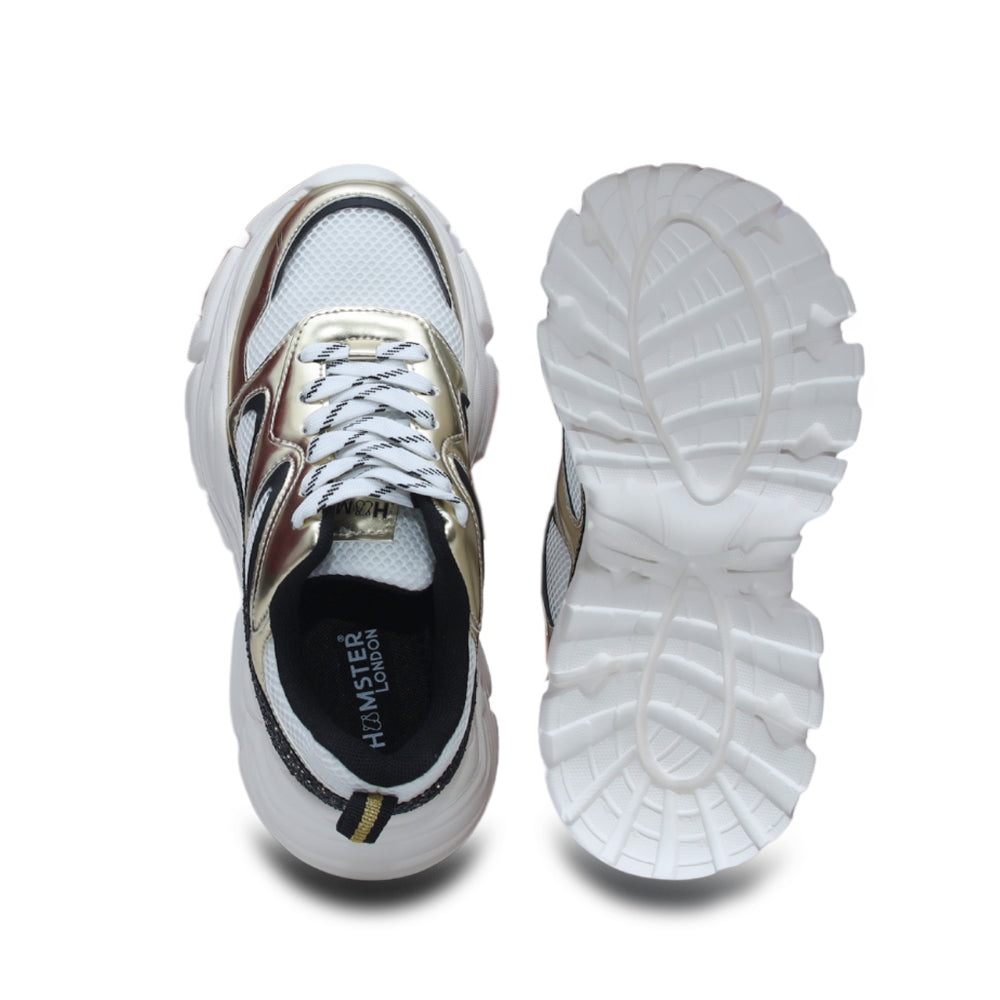 Hamster London Performer Gold Sneakers