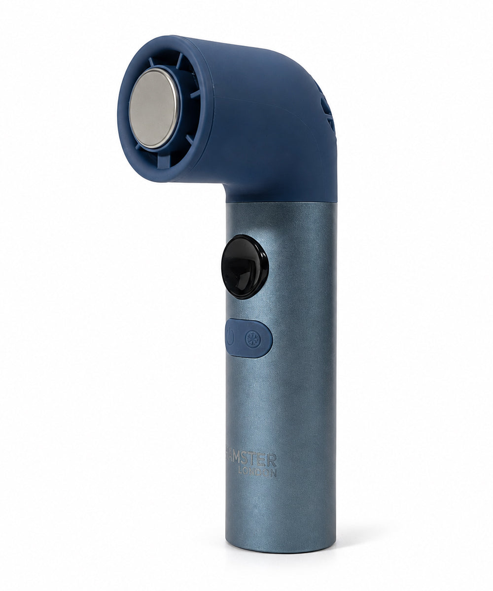 Hamster London Cold Compress Handheld Fan – Blue