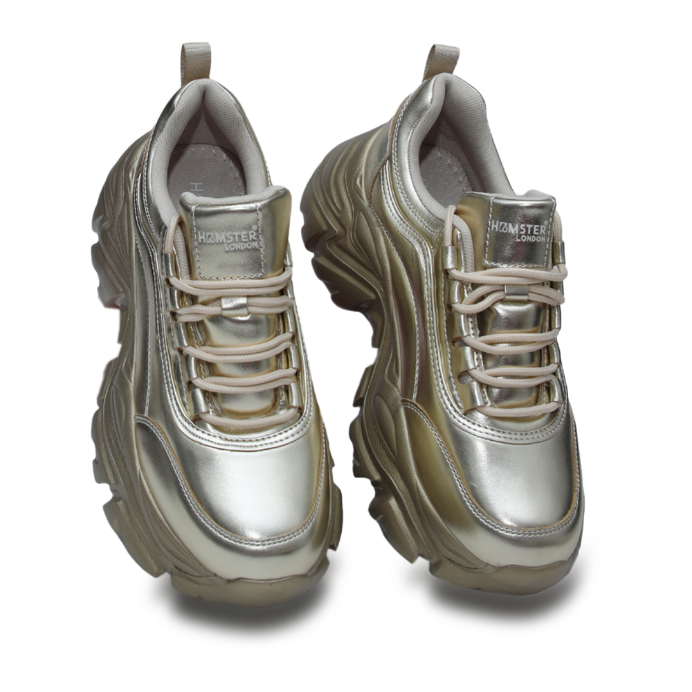 Hamster London Ultimate Golden Sneakers