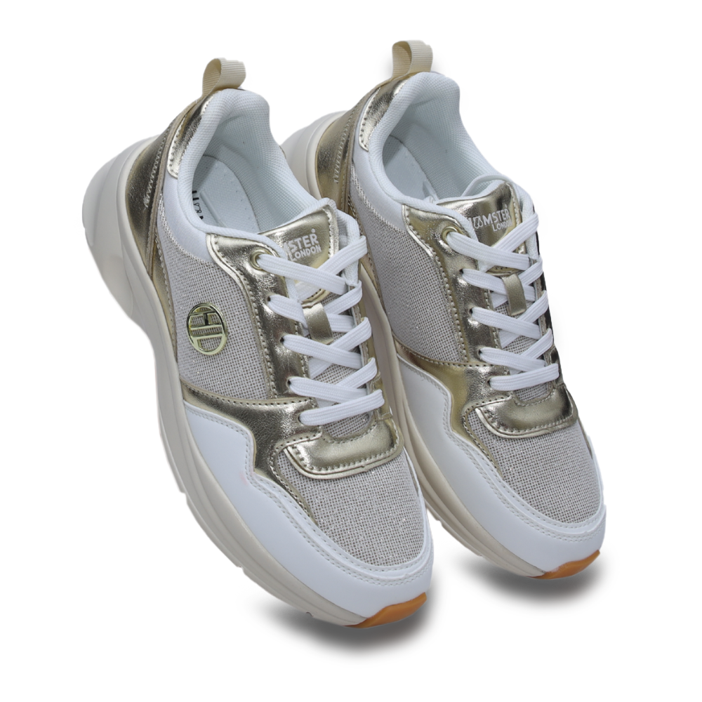 Hamster London Signature Gold Sneakers