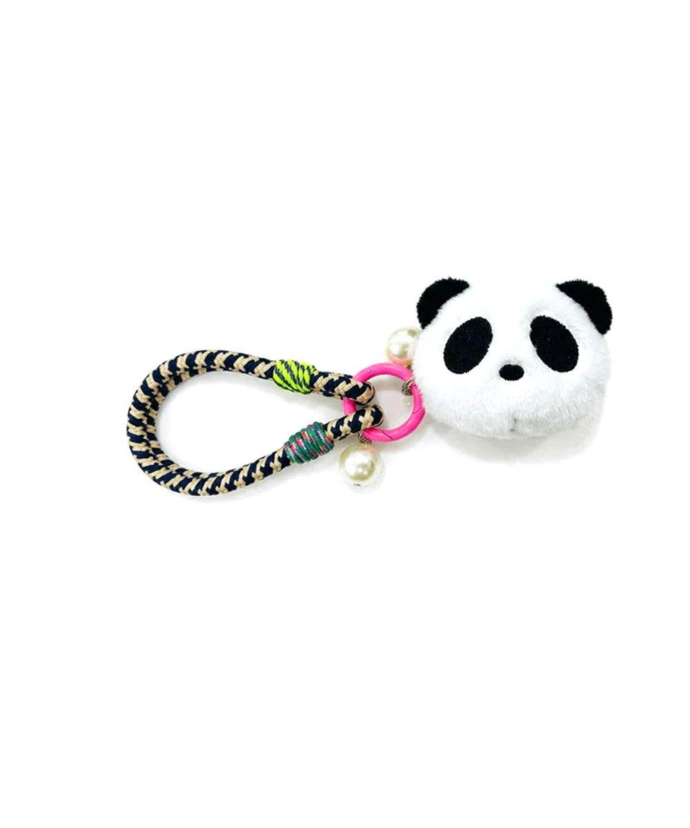 Hamster London Bamboo Bear Bag Key Charm