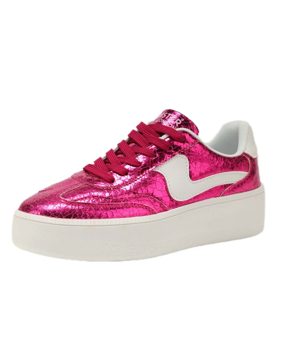 Hamster London Holiday Party Pink Sneakers