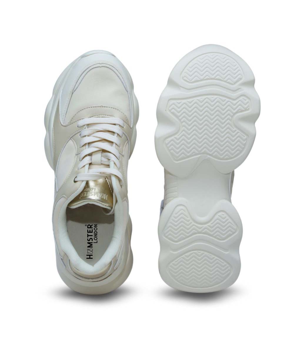 Hamster London Bubble Cream Sneakers