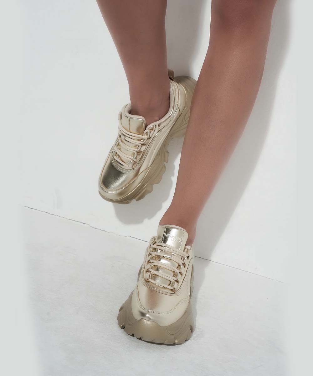 Hamster London Ultimate Golden Sneakers
