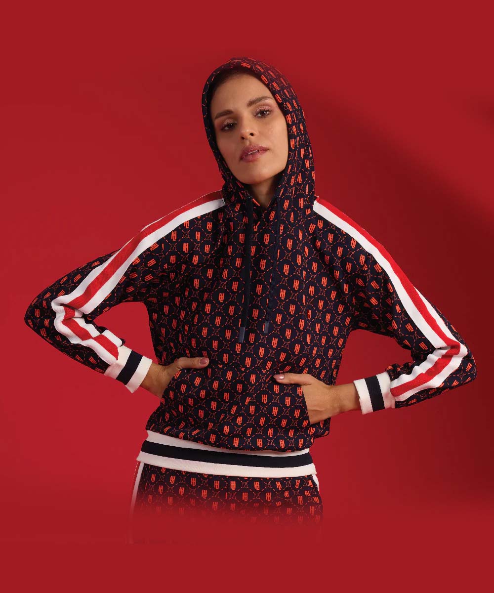 Hamster London Classic Raver Printed Hoodie