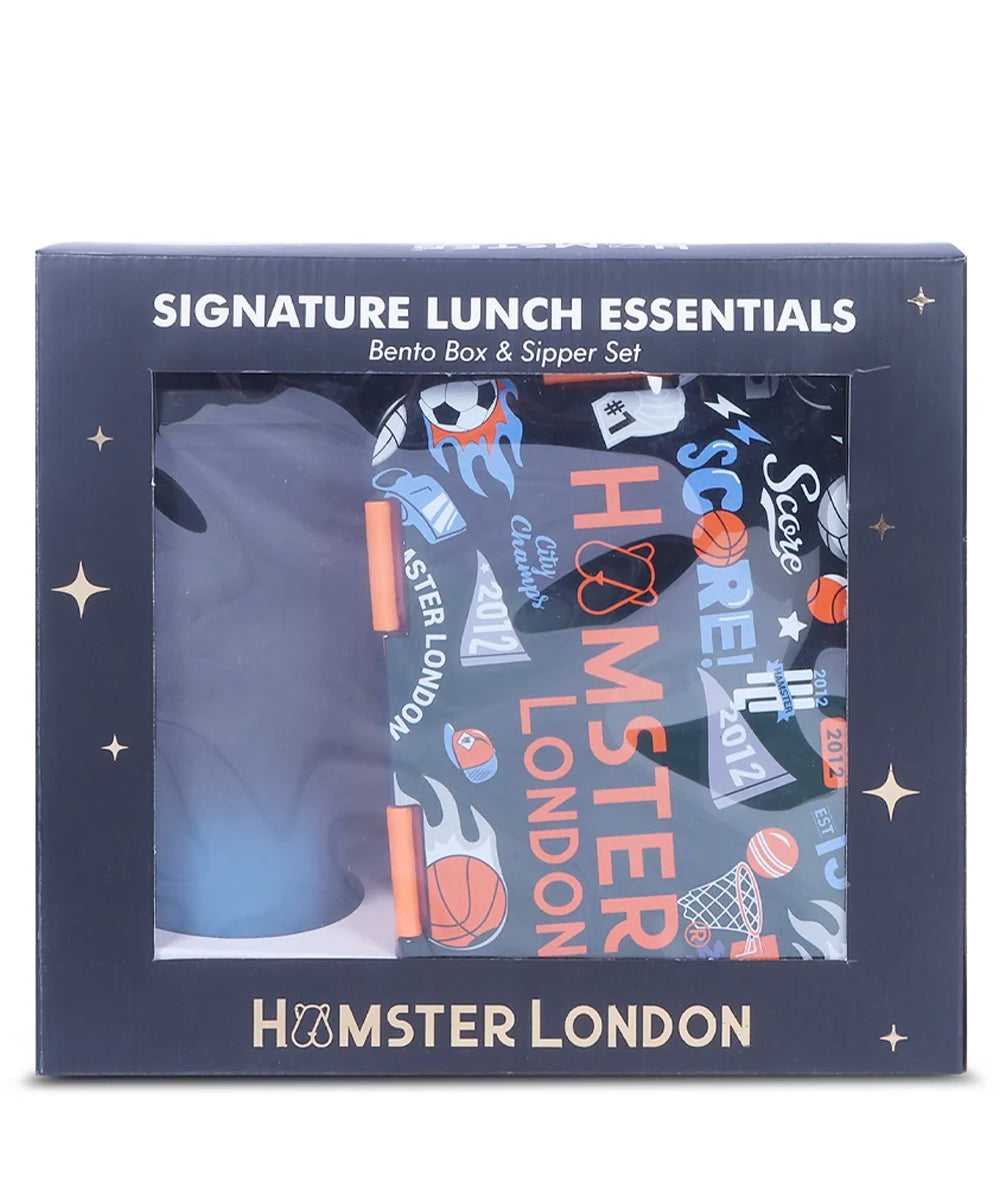 Hamster London Bento Box City Champ and Sipper Set
