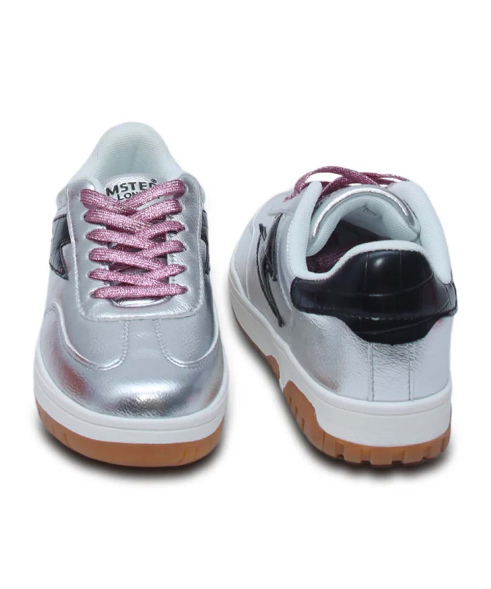 Hamster London Lighting Silver Sneakers