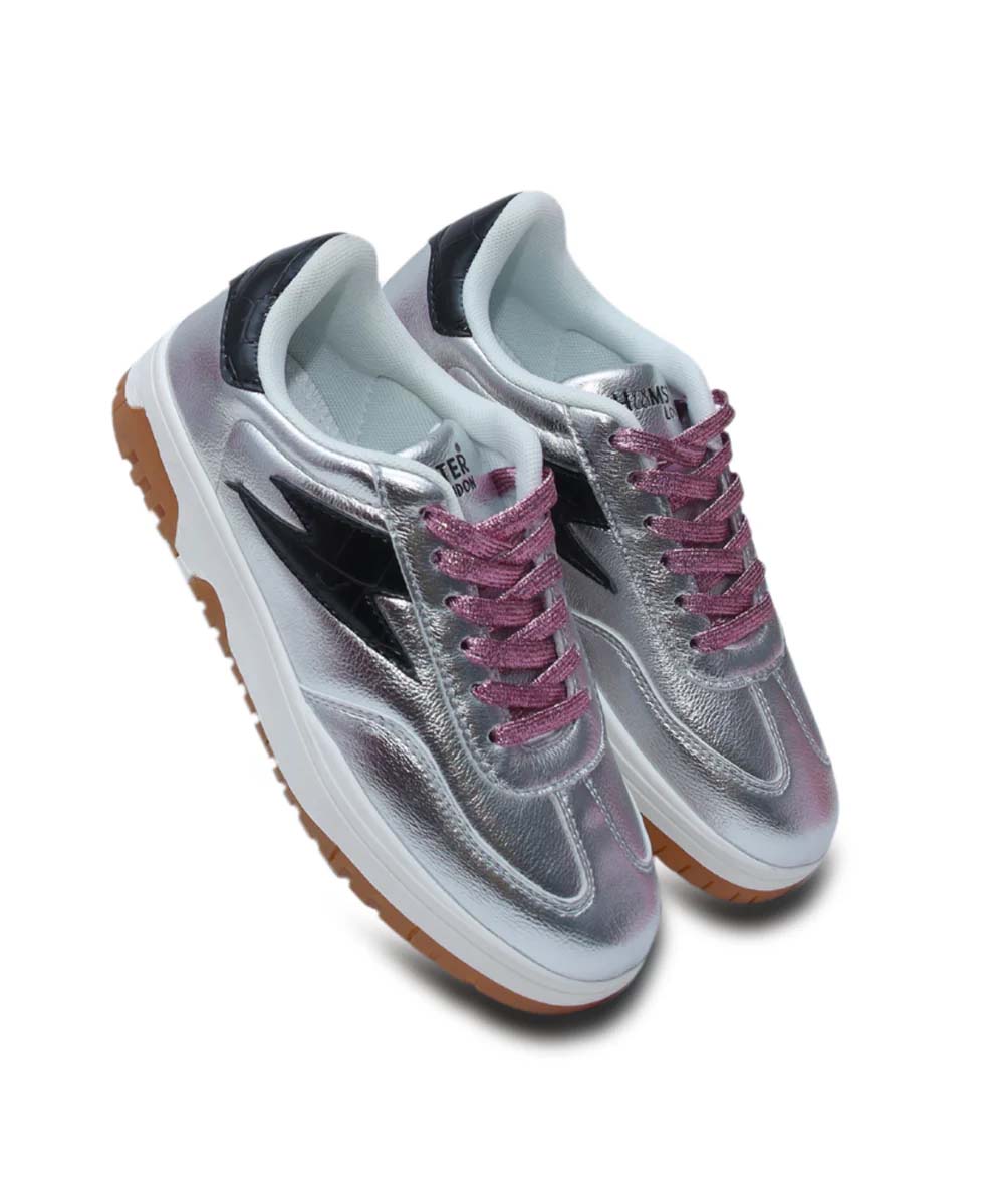 Hamster London Lighting Silver Sneakers
