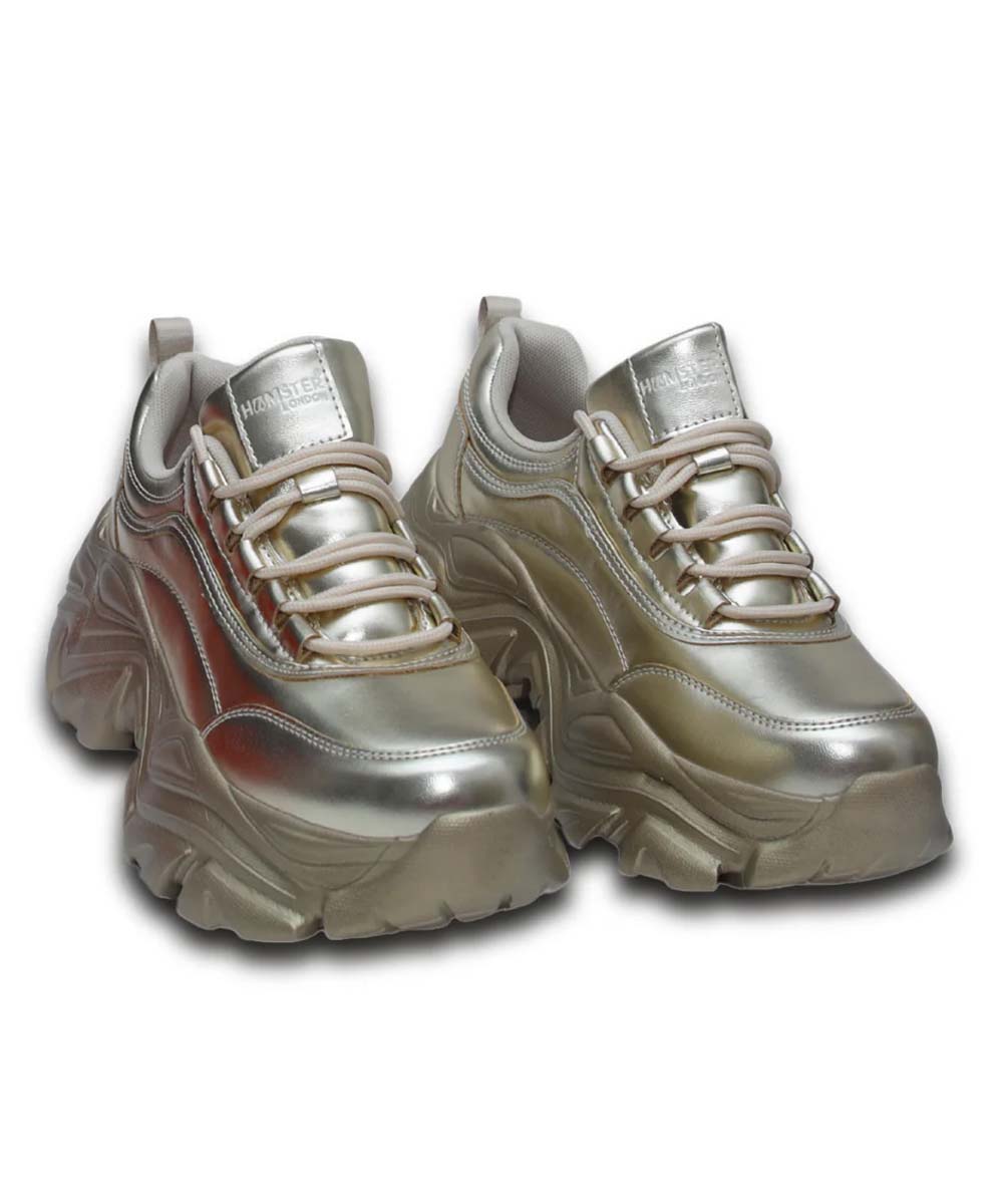 Hamster London Ultimate Golden Sneakers