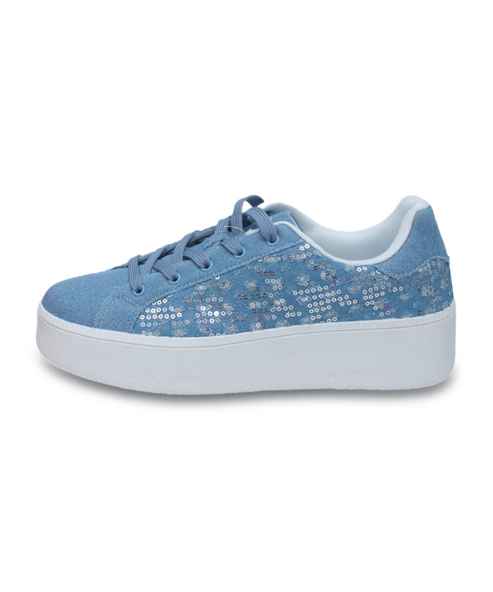 Hamster London Super Model Bling Blue Sneakers