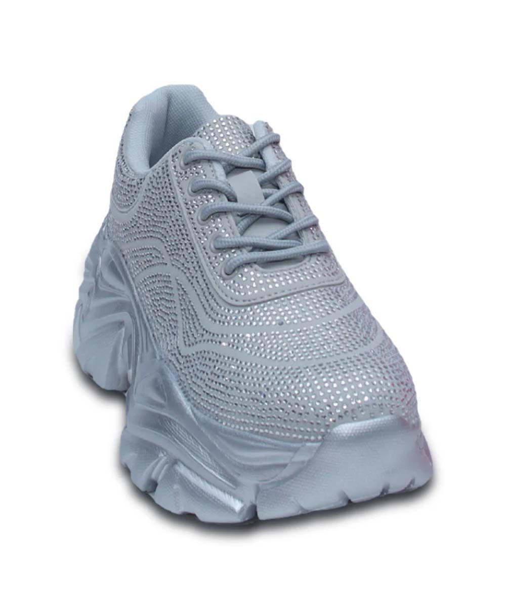 Hamster London Crystal Silver Sneakers