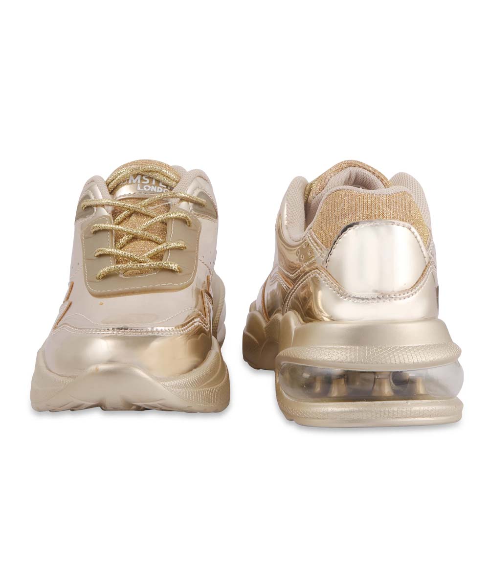Hamster London Heli Gold Party Sneakers