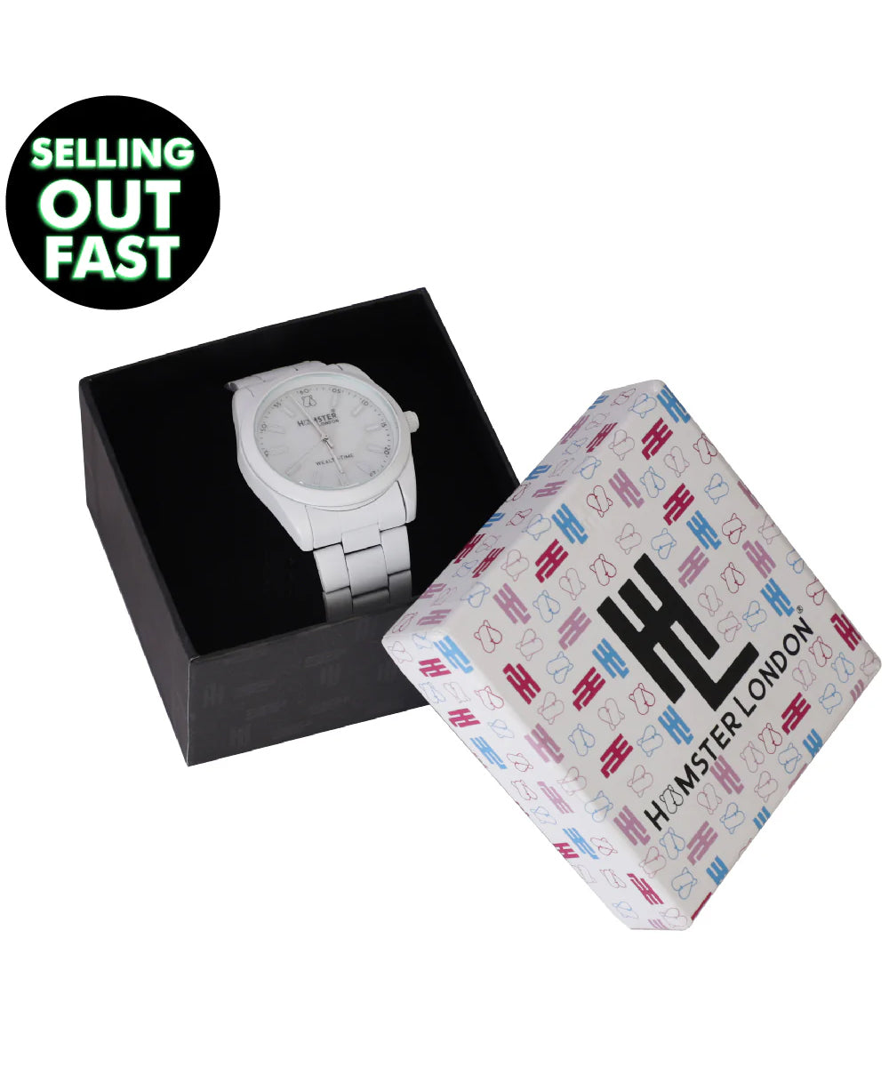 Hamster London High Candy Watch White