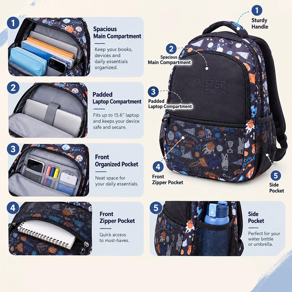 Hamster London City Champs Backpack Big